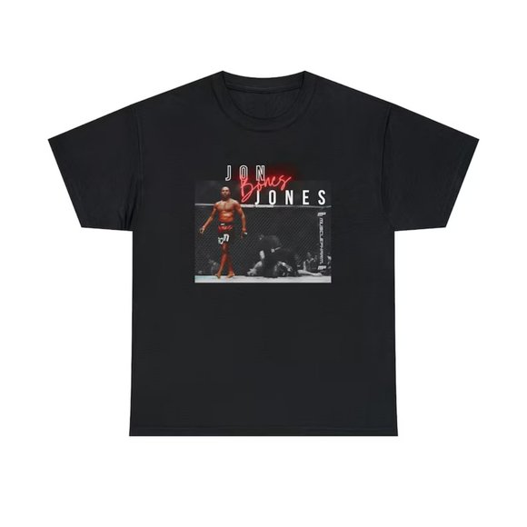 Jon Jones Shirt  Jon Bones Jones Graphic Tees  UFC TShirts  Vintage UFC Shirt - Picture 1 of 4